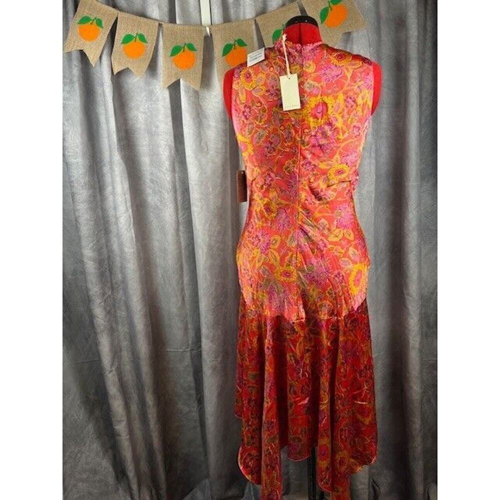 MELLODAY Halter Floral Print Dress Size L - Picture 4 of 9